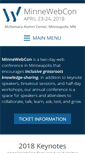 Mobile Screenshot of minnewebcon.org